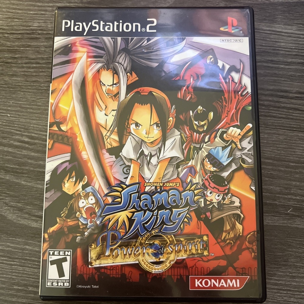 Shaman King: Power of Spirit (Sony PlayStation 2, 2004) complete in box